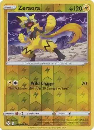 Fusion Strike - Zeraora Reverse