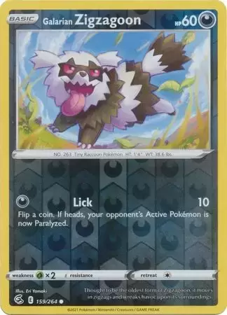 Fusion Strike - Galarian Zigzagoon Reverse