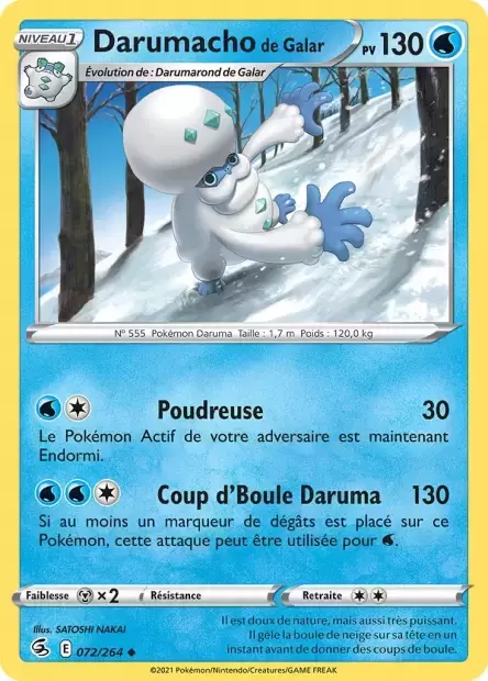 Poing de Fusion - Darumacho de Galar