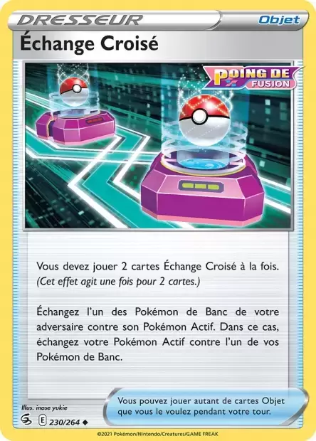 Poing de Fusion - Echange Croisé