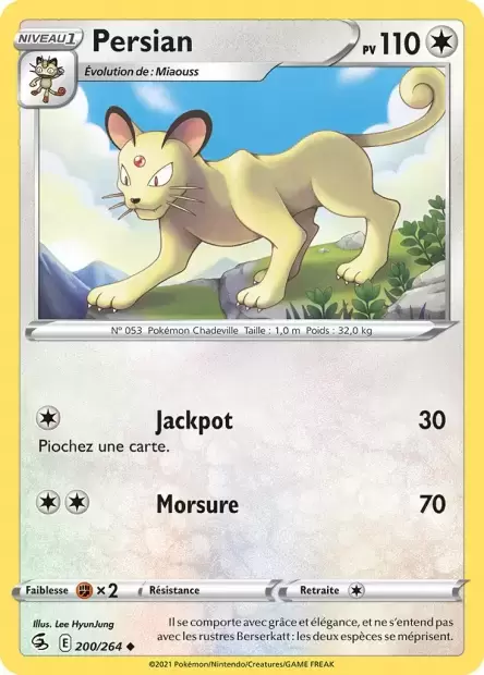Poing de Fusion - Persian