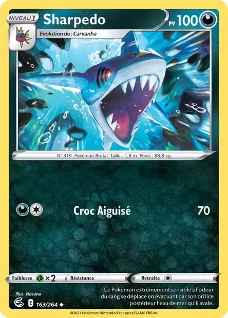 Poing de Fusion - Sharpedo