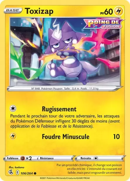Poing de Fusion - Toxizap
