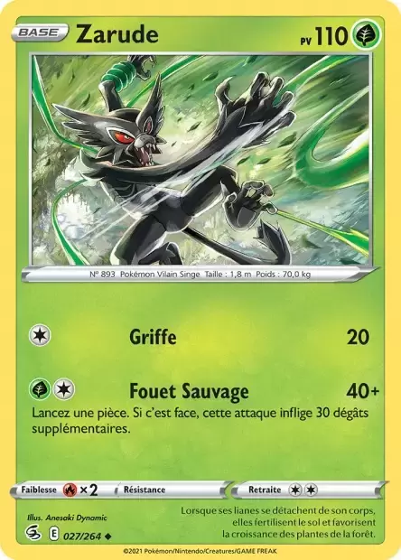 Poing de Fusion - Zarude