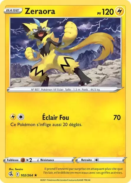 Poing de Fusion - Zeraora
