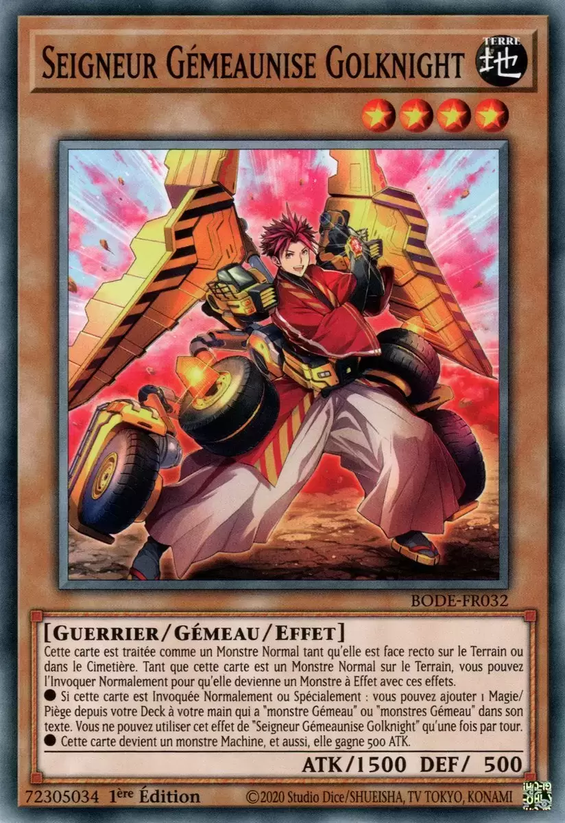 Explosion de la Destinée BODE - Seigneur Gémeaunise Golknight