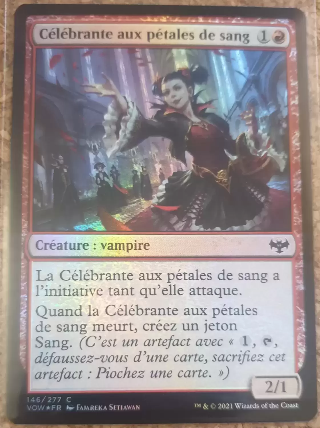 Extension - Célébrante aux pétales de sang - Foil
