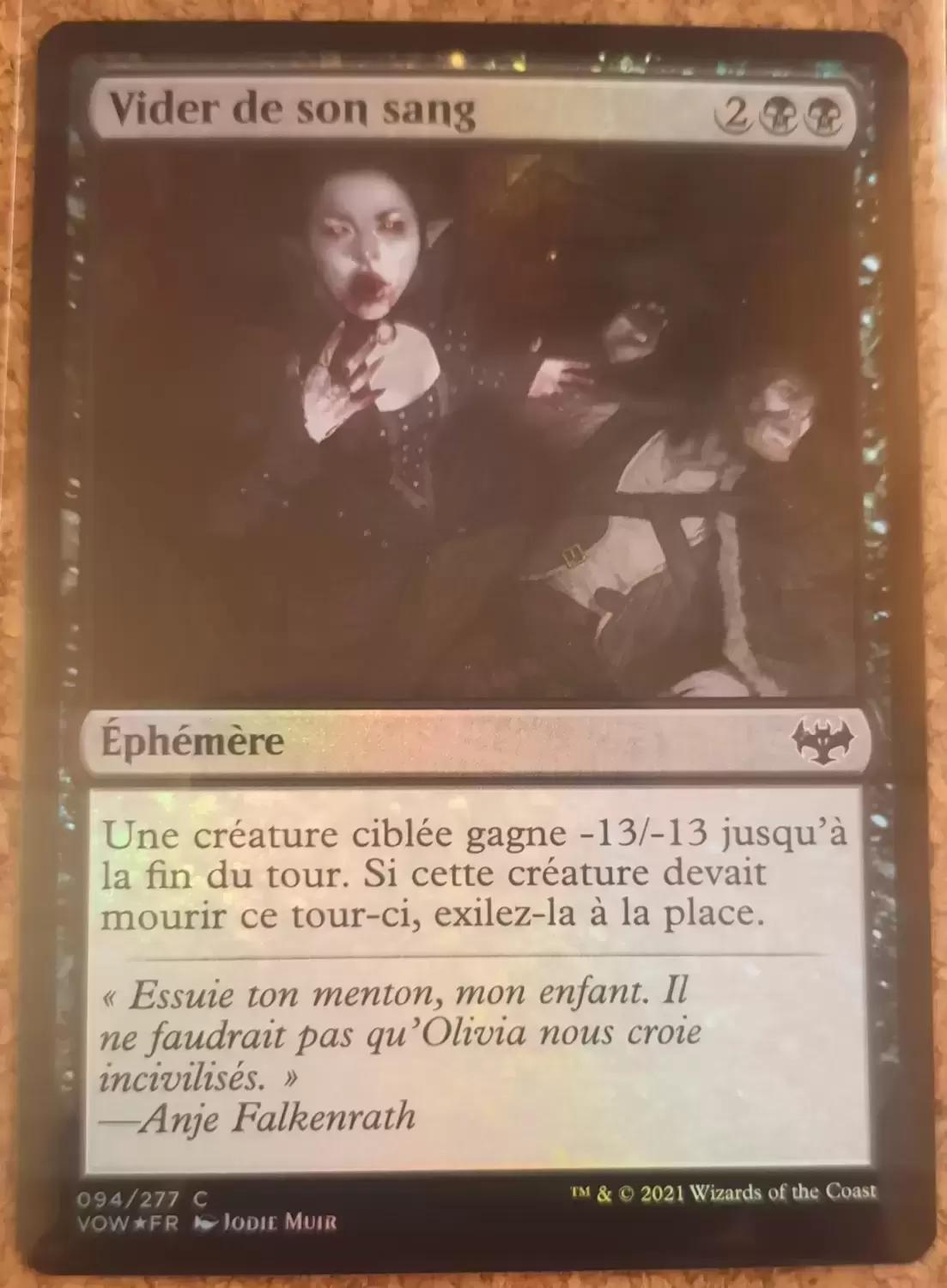 Extension - Vider de son sang - Foil