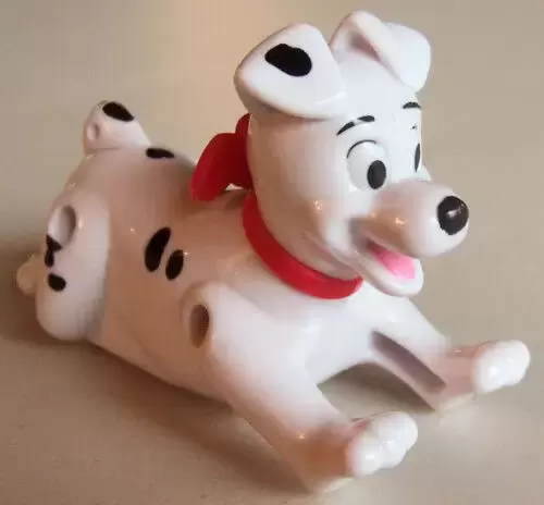 Happy Meal - 102 Dalamatians (2000) - Dalmatian On all fours with red bow collar with windup