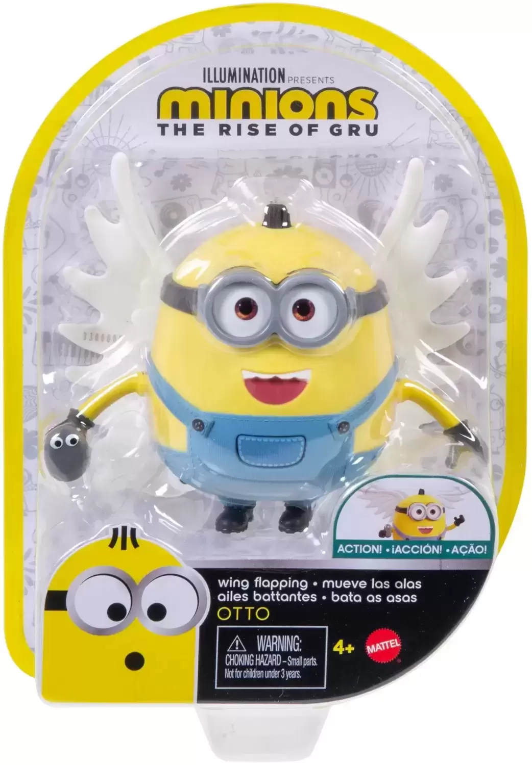 Wing Flapping Otto - Minions - Rise of Gru (Mattel) action figure