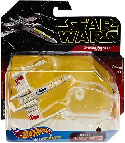 Star Wars - Starships - Hot Wheels Star Wars Starships X-Wing Fighter Red 5 GGY75 Asst. FYT65 Black/Yellow Card