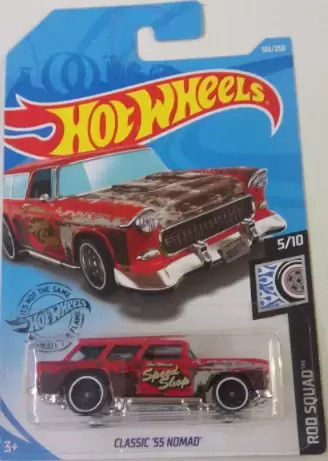 Mainline Hot Wheels - Hot Wheels Mainline 183/250 Rod Squad 5/10 Classic \'55 Nomad FYD92-D9COQ Asst. L2593