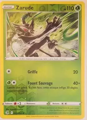Poing de Fusion - Zarude Reverse