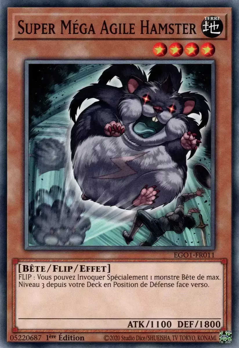 Dieux Egyptiens Obelisk, Le Tourmenteur EGO1 - Super Méga Agile Hamster
