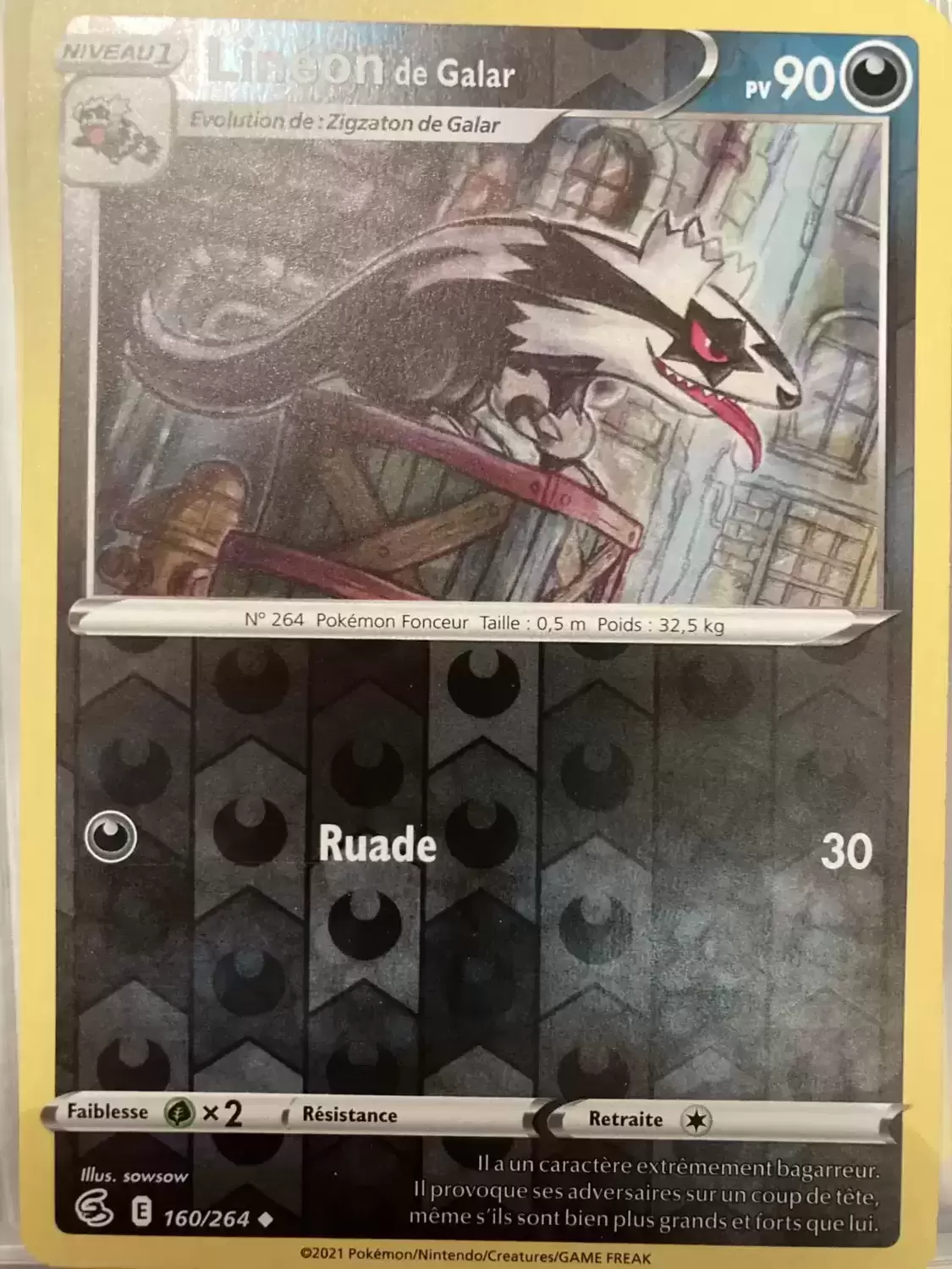 Poing de Fusion - Linéon de Galar Reverse
