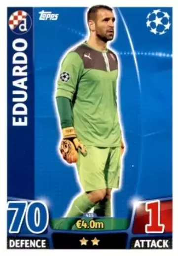 Match Attax - UEFA Champions League 2015-2016 - Eduardo - GNK Dinamo Zagreb
