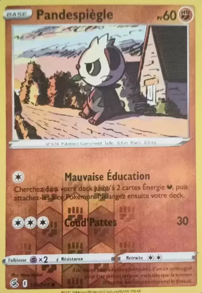 Poing de Fusion - Pandespiègle Reverse