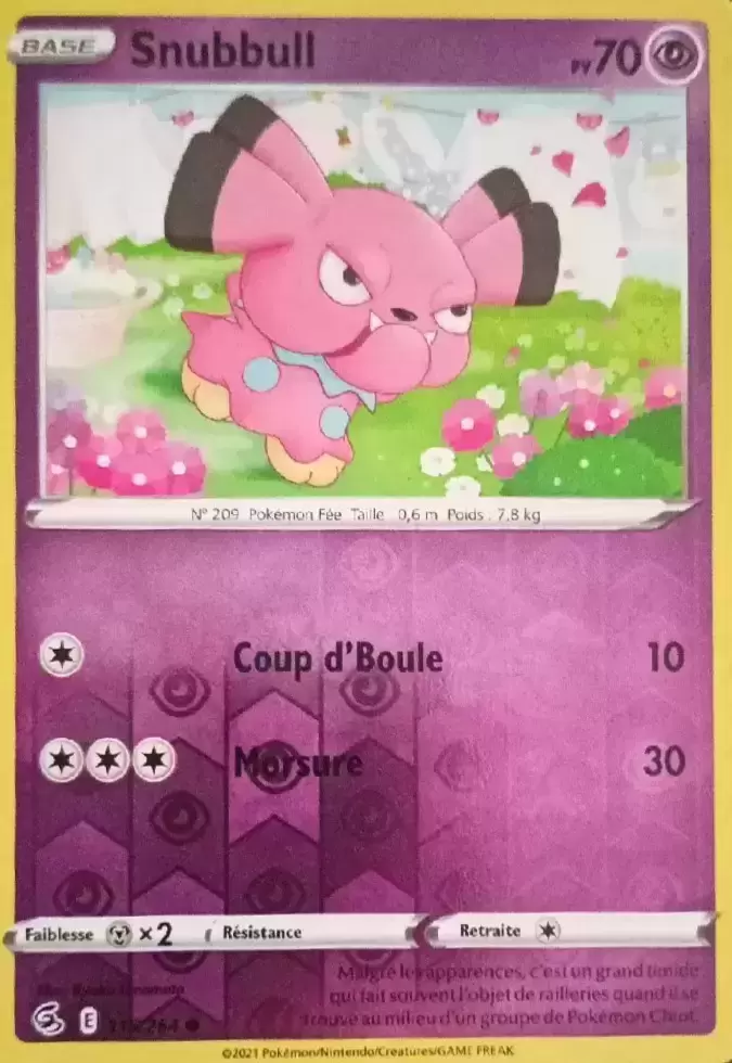 Poing de Fusion - Snubbull Reverse