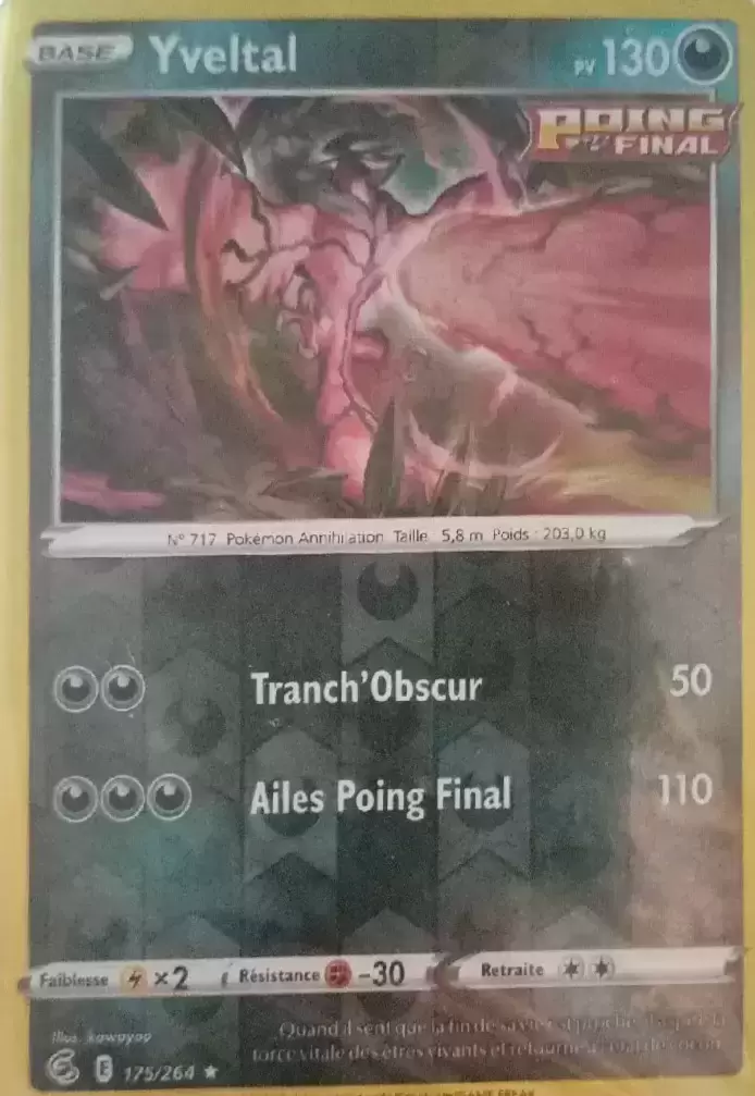 Poing de Fusion - Yveltal Reverse