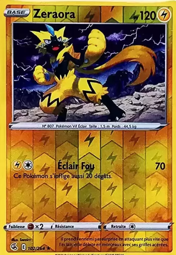 Poing de Fusion - Zeraora Reverse