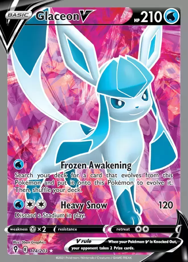 Evolving Skies - Glaceon V