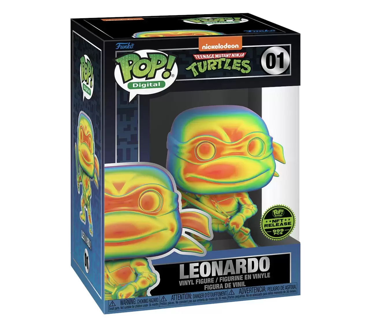 Funko Pop! Spongebob Leonardo and Plankton Shredder Ninja Turtles