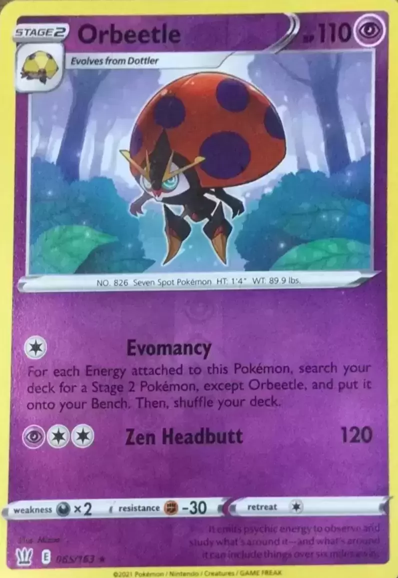 Battle Styles - Orbeetle Reverse