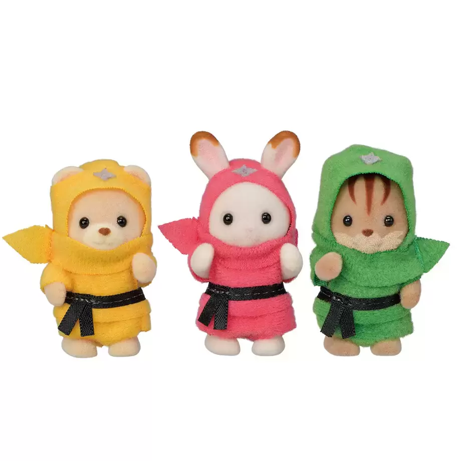 Calico Critters (USA, Canada) - Baby Trio Ninja