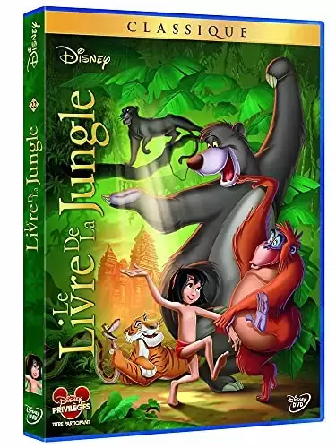 Les grands classiques de Disney en DVD - Le Livre de la jungle