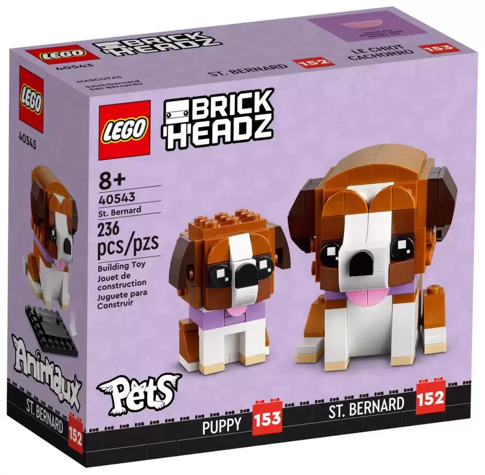 LEGO BrickHeadz - 152 & 153 - St Bernard & Puppy
