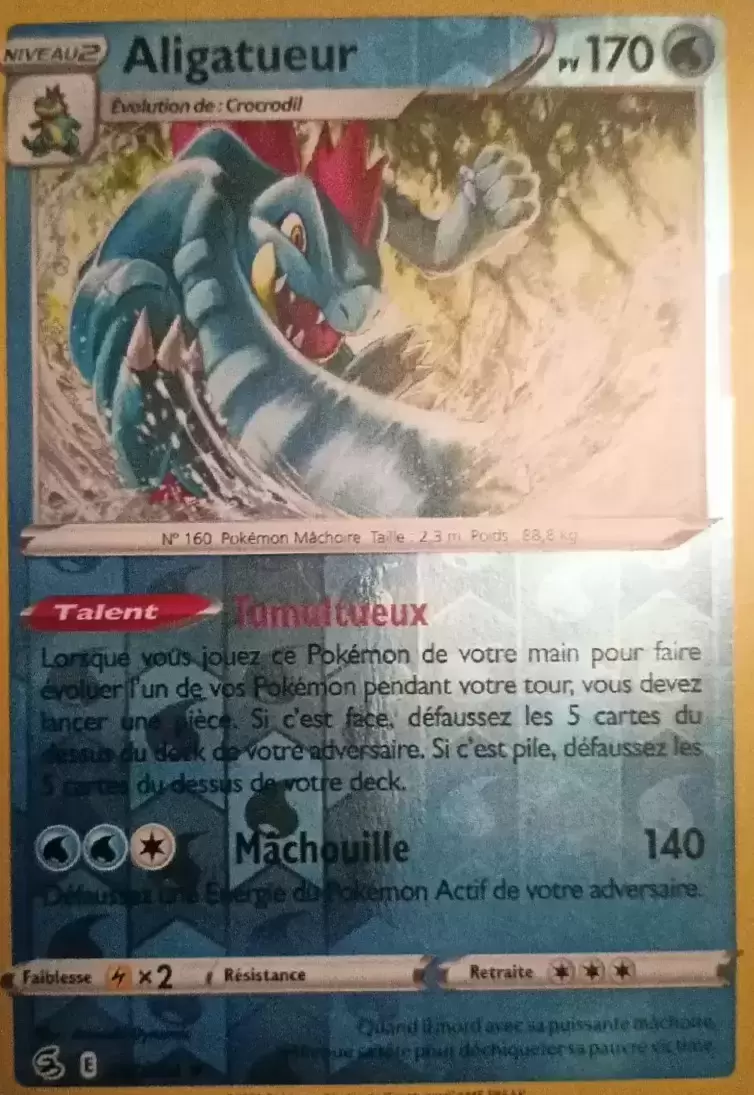 Poing de Fusion - Aligatueur Reverse