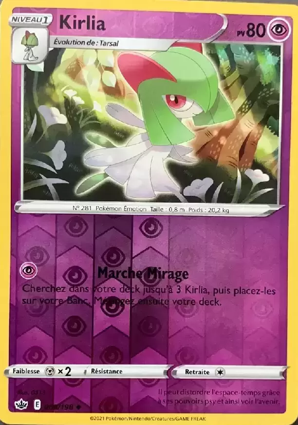 Règne de glace - Kirlia Reverse