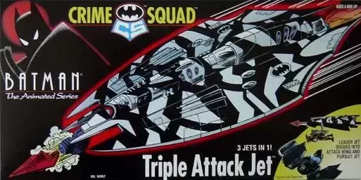 Batman - The Animated Series - Triple Attack Jet (Crime Squad)