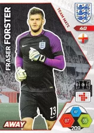 England 2018 - Adrenalyn XL - Fraser Forster - England