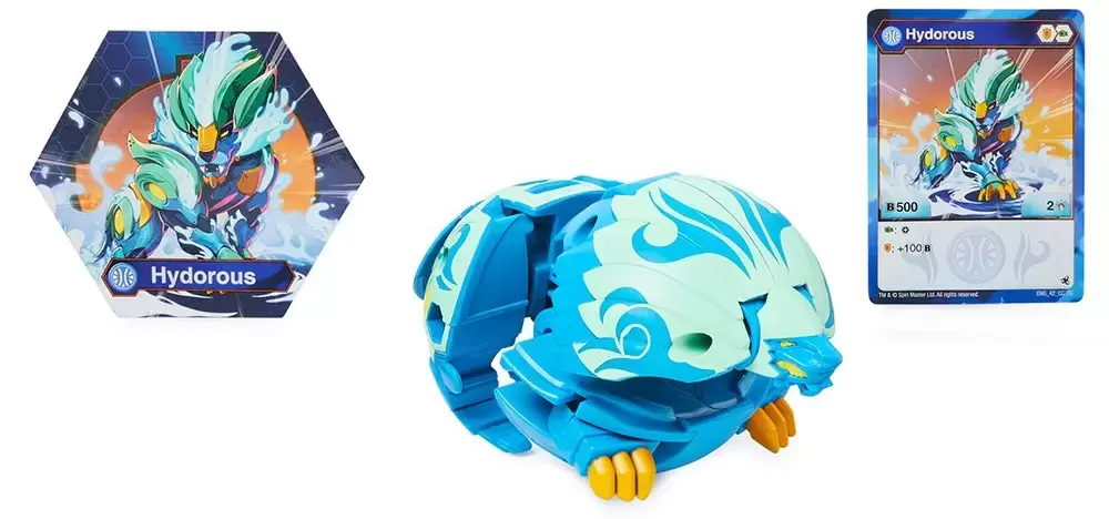 Bakugan Deka: Dragonoid, Hydorous and Nillious