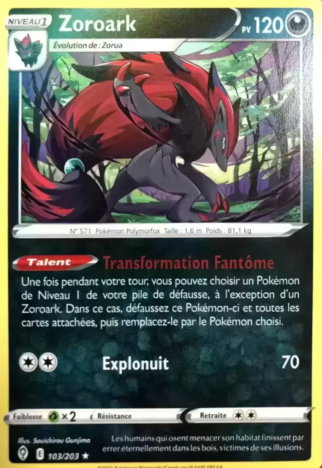 Évolution Céleste - Zoroark
