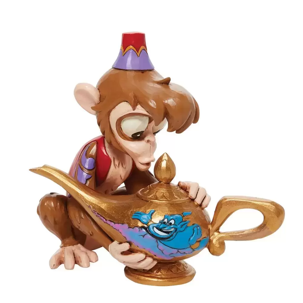 Disney Traditions by Jim Shore - Abu Genie Lamp - with Scene