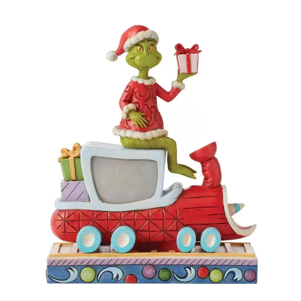 Jim Shore Dr. Seuss Grinch in Red Truck Ornament