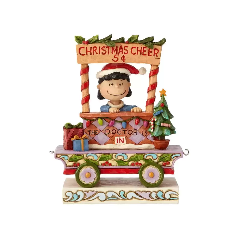 Peanuts - Jim Shore - Lucy Christmas Train Car