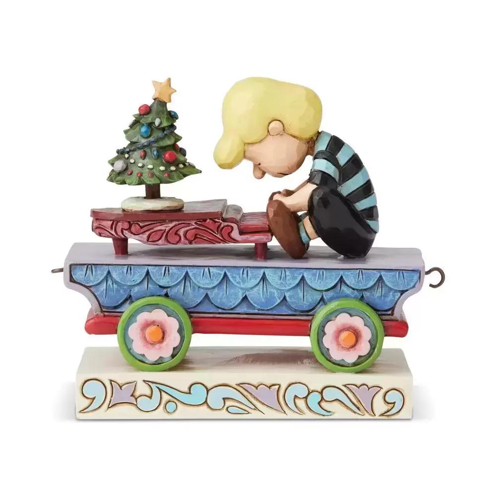 Peanuts - Jim Shore - Schroeder Christmas Train Car