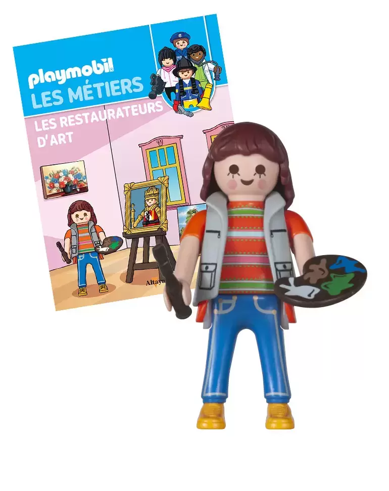 Playmobil Altaya: Les métiers - Les Restaurateurs d\'Art