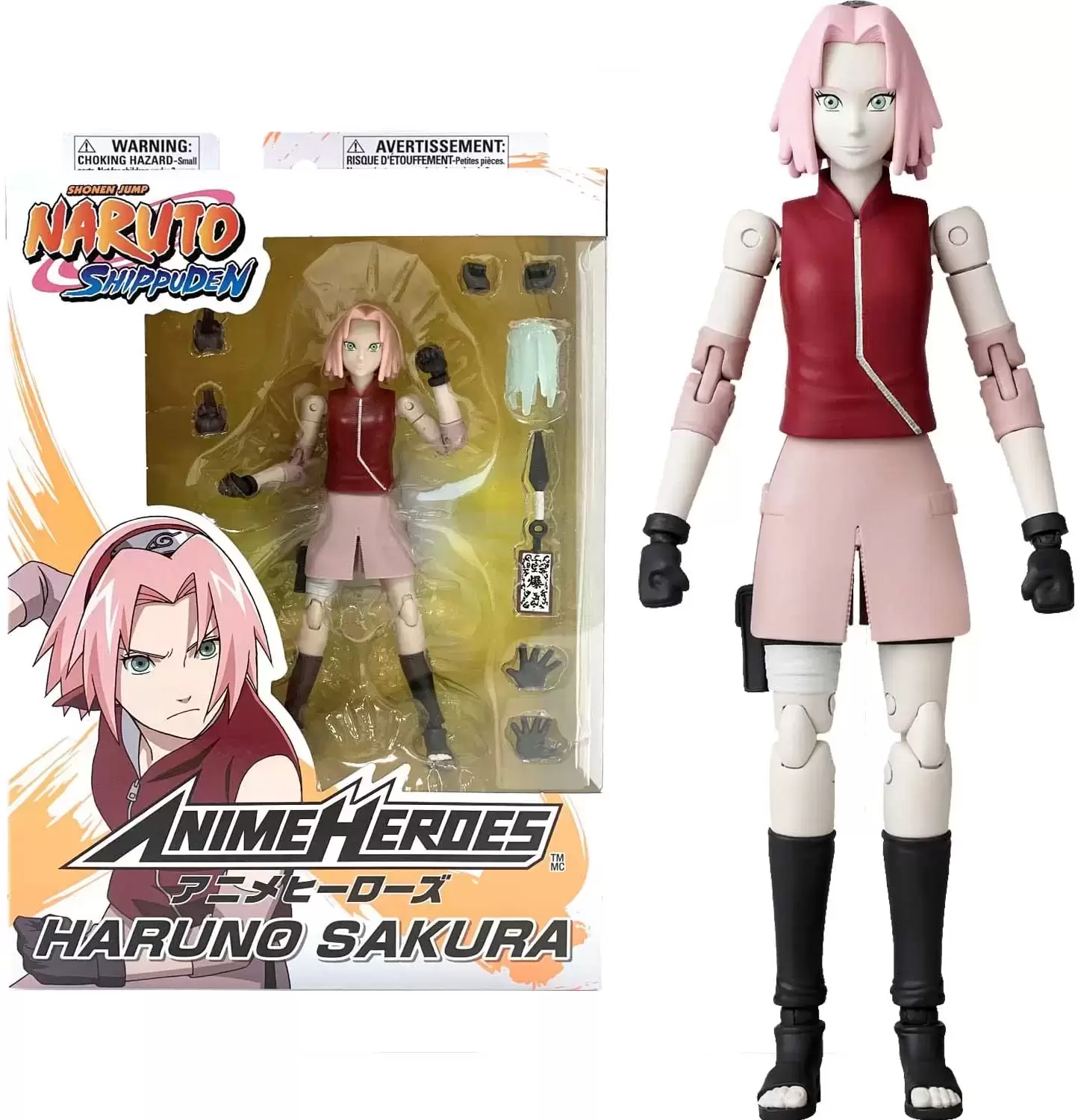 Bandai - Anime Heroes - Naruto - Uzumaki Naruto (36907) 
