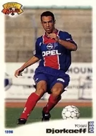 Panini U.N.F.P. Football Cards 1995-1996 - Youri Djorkaeff - Monaco