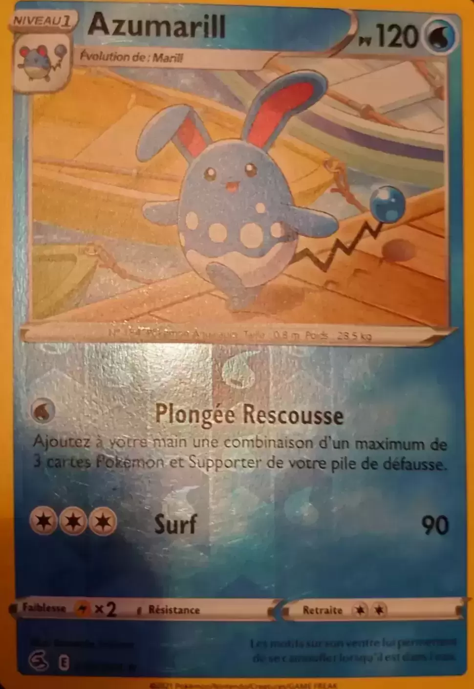 Poing de Fusion - Azumarill Reverse