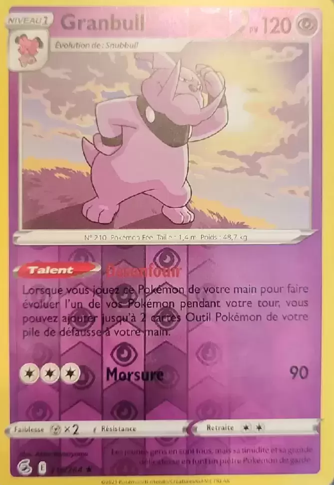 Poing de Fusion - Granbull Reverse