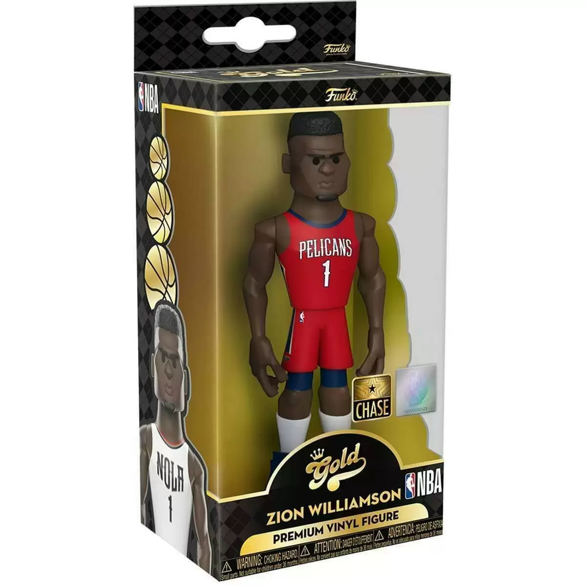 Funko Gold - NBA - New Orleans Pelicans - Zion Williamson Chase 12 Inch