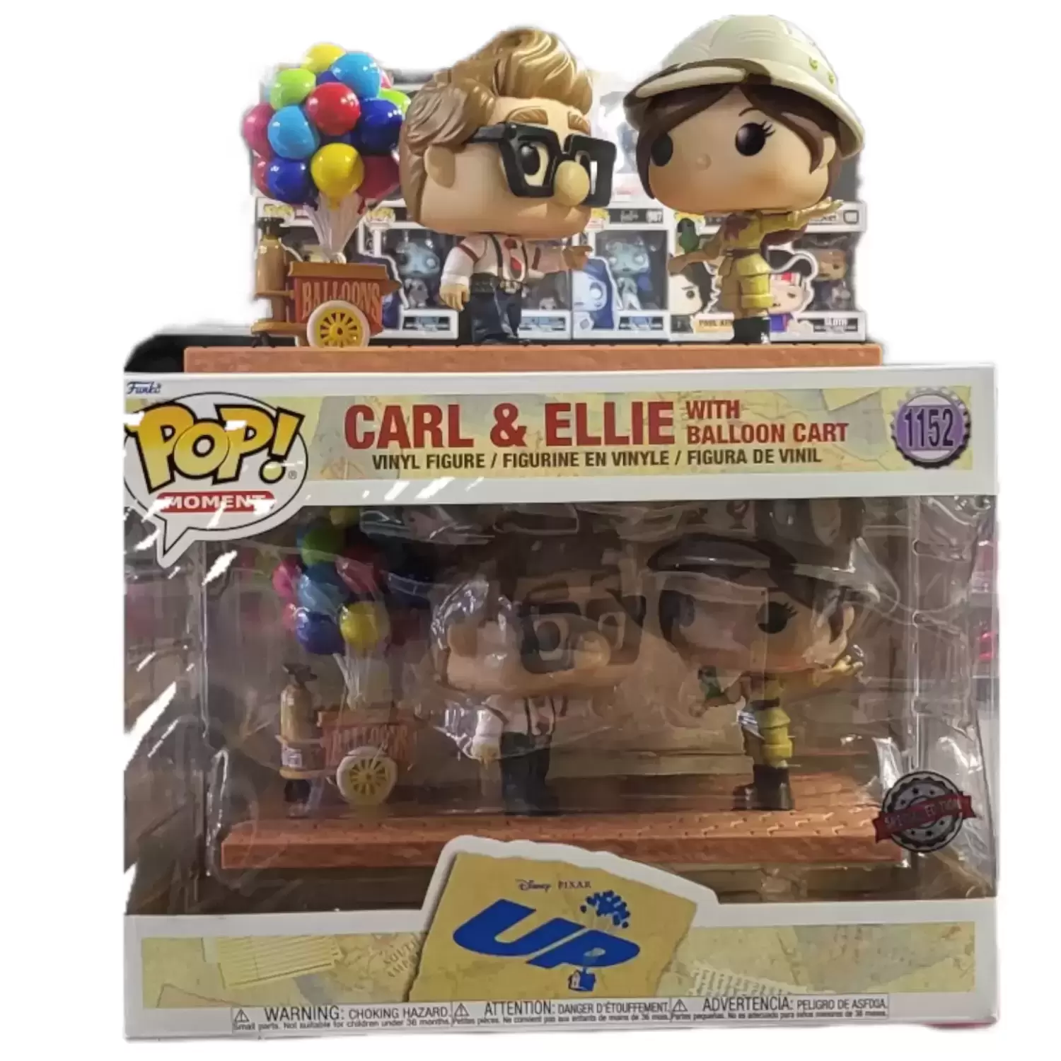 Disney UP Carl and Ellie 2 Pack exclusive Funko Pop! Vinyl figure – Tall  Man Toys & Comics