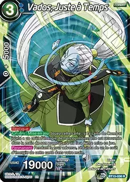 Saiyan Showdown [BT15] - Vados, Juste à Temps