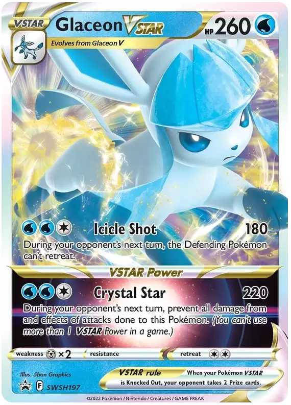 Glaceon Majestic Dawn 98/100 Values - MAVIN