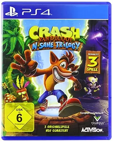 PS4 Games - Crash Bandicoot - N.Sane Trilogy